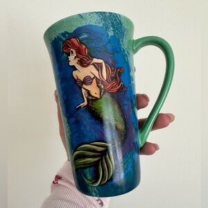 Disney Ariel Little Mermaid Large Latte Mug Art of Ariel